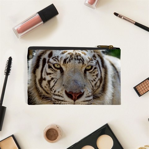 White Tiger 2 Cosmetic Bag (XS) from ArtsNow.com Back