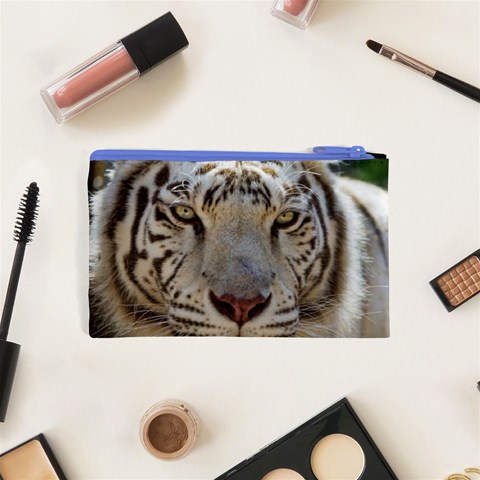 White Tiger 2 Cosmetic Bag (XS) from ArtsNow.com Back