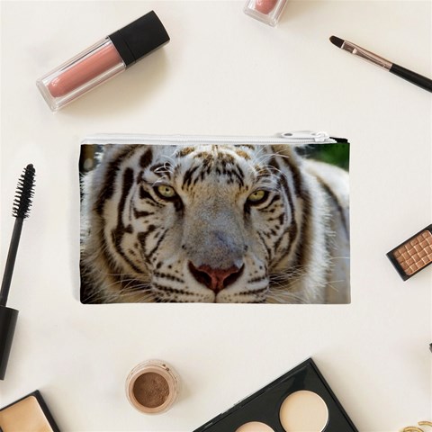 White Tiger 2 Cosmetic Bag (XS) from ArtsNow.com Back