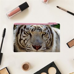 White Tiger 2 Cosmetic Bag (XS) from ArtsNow.com Back