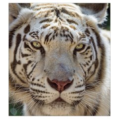 White Tiger 2 Drawstring Pouch (XXL) from ArtsNow.com Front