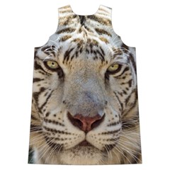 White Tiger 2 Shoulder Cutout Velvet  One Piece from ArtsNow.com Back