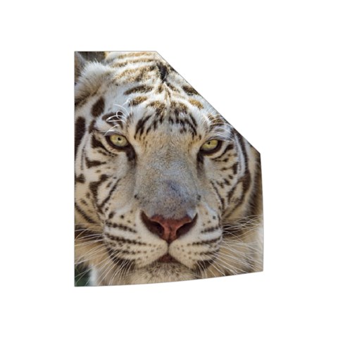 White Tiger 2 Women s Button Up Puffer Vest from ArtsNow.com Left Pocket