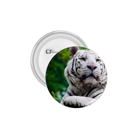 White Tiger 1.75  Button from ArtsNow.com Front