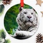 White Tiger Ornament (Round)