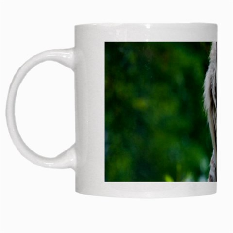 White Tiger White Mug from ArtsNow.com Left