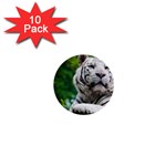 White Tiger 1  Mini Button (10 pack) 