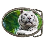 White Tiger Belt Buckle