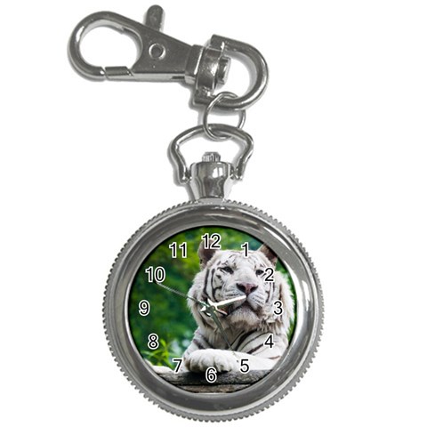 White Tiger Key Chain Watch from ArtsNow.com Front