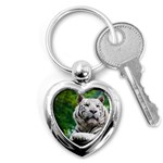 White Tiger Key Chain (Heart)