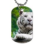 White Tiger Dog Tag (One Side)