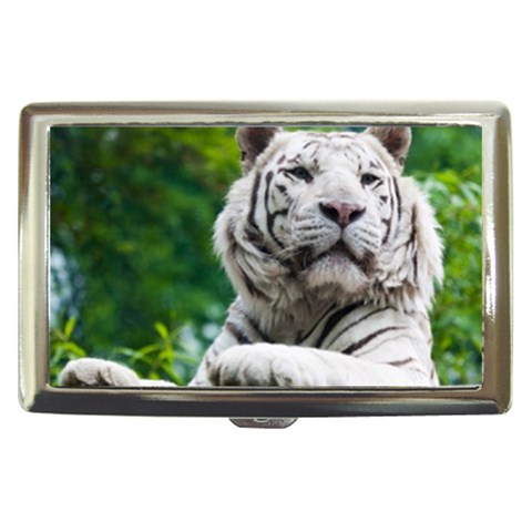 White Tiger Cigarette Money Case from ArtsNow.com Front