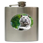 White Tiger Hip Flask (6 oz)