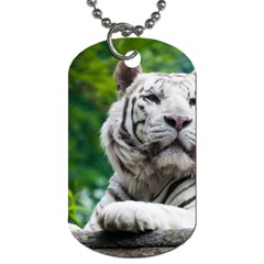 White Tiger Dog Tag (Two Sides) from ArtsNow.com Front