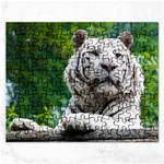 White Tiger Jigsaw Puzzle (Rectangular)