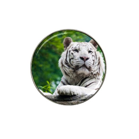 White Tiger Hat Clip Ball Marker (10 pack) from ArtsNow.com Front