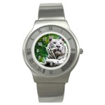 White Tiger Stainless Steel Watch