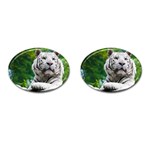 White Tiger Cufflinks (Oval)