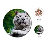White Tiger Playing Cards (Round)