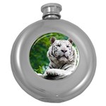 White Tiger Hip Flask (5 oz)