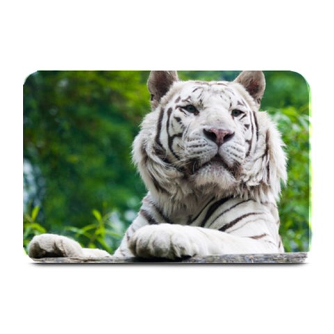 White Tiger Plate Mat from ArtsNow.com 18 x12  Plate Mat