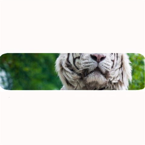 White Tiger Large Bar Mat from ArtsNow.com 32 x8.5  Bar Mat