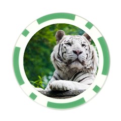 White Tiger Poker Chip Card Guard from ArtsNow.com Back