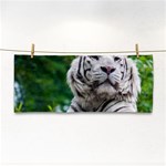 White Tiger Hand Towel