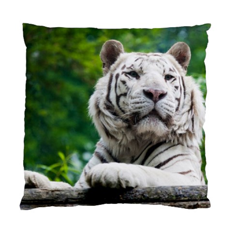 White Tiger Standard Cushion Case (Two Sides) from ArtsNow.com Front