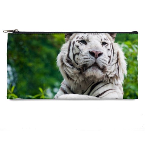 White Tiger Pencil Case from ArtsNow.com Front