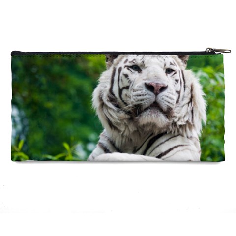 White Tiger Pencil Case from ArtsNow.com Back