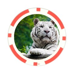 White Tiger Poker Chip Card Guard (10 pack) from ArtsNow.com Back