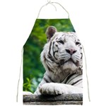 White Tiger Full Print Apron