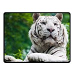 White Tiger Fleece Blanket (Small)