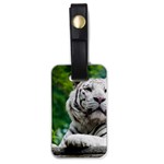 White Tiger Luggage Tag (one side)