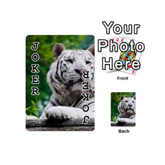 White Tiger Playing Cards 54 (Mini) from ArtsNow.com Front - Joker1