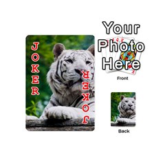 White Tiger Playing Cards 54 (Mini) from ArtsNow.com Front - Joker2