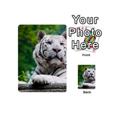 White Tiger Playing Cards 54 (Mini) from ArtsNow.com Back