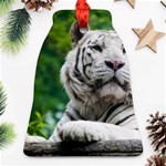 White Tiger Bell Ornament (Two Sides)