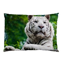 White Tiger Pillow Case (Two Sides) from ArtsNow.com Back