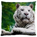 White Tiger Large Cushion Case (Two Sides)
