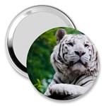 White Tiger 3  Handbag Mirror