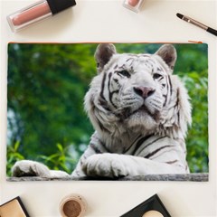 White Tiger Cosmetic Bag (XXL) from ArtsNow.com Back