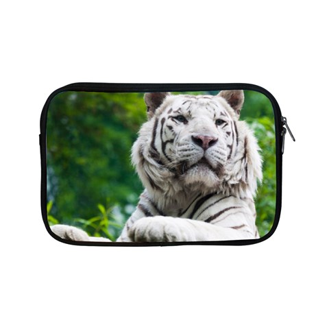 White Tiger Apple iPad Mini Zipper Case from ArtsNow.com Front