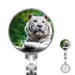 White Tiger Stainless Steel Nurses Watch
