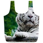 White Tiger Full Print Recycle Bag (XL)