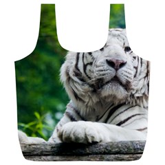 White Tiger Full Print Recycle Bag (XL) from ArtsNow.com Back
