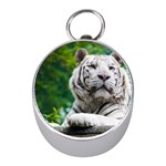 White Tiger Silver Compass (Mini)