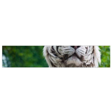 White Tiger Flano Scarf (Small) from ArtsNow.com Front
