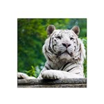 White Tiger Satin Bandana Scarf